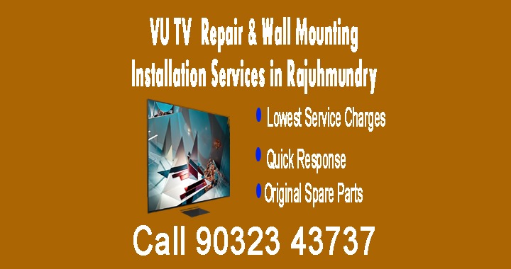 VU TV Wall Mounting And Installation Services In Rajahmundry